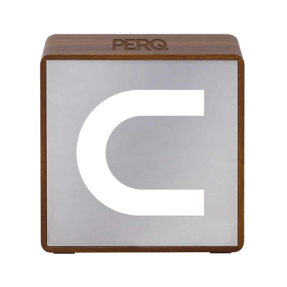 Wood Grain Mirror Light-Up Speaker