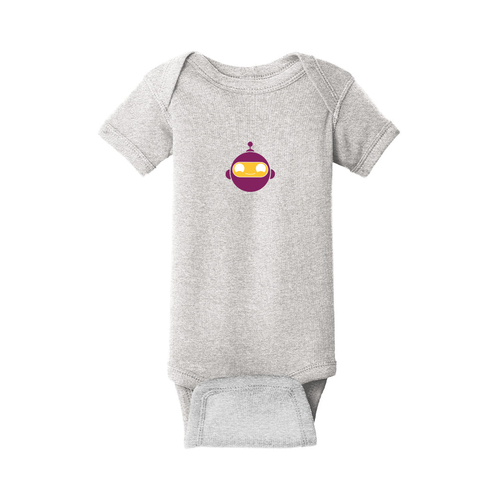 Infant Short Sleeve Bodysuit (Heather Grey)